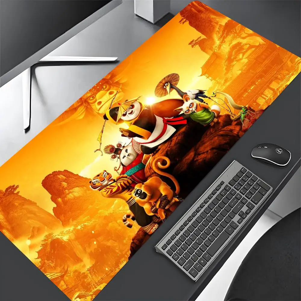 Kung Fu Panda Mouse Pad Gaming Abstract Large brave 800x400mm MouseMat Gamer XXL Mause Carpet PC Desk