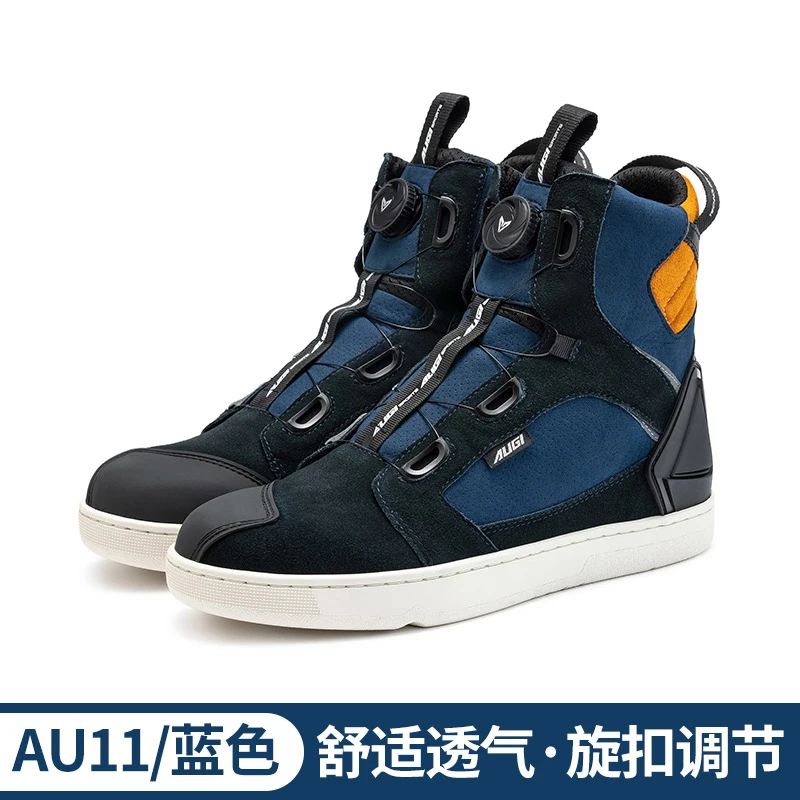 حذاء بوت للدراجات النارية باللون الأخضر غير قابل للانزلاق بوتاس موتو هومبر مرونة قوية بوتاس موتو موخير حذاء رجالي خفيف الوزن مقاوم للاهتراء #6