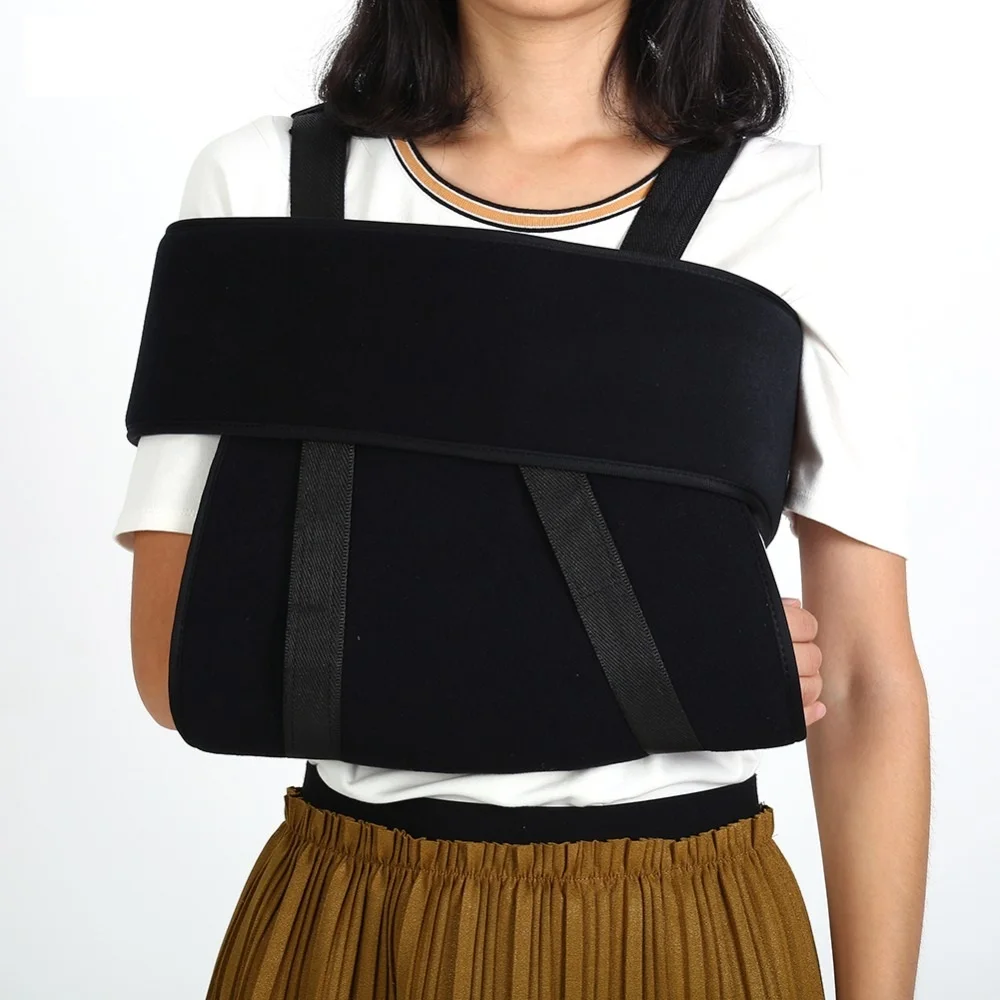 Arm Brace Sling Elbow Brace Support Shoulder Sling Elbow Support Immobilizer Brace Broken Fractured Arm Strap Injury Sprain