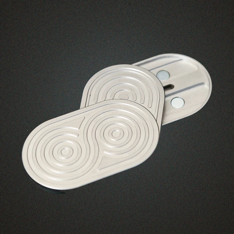 Cool Fidget Slider Fidget Spinner Adult EDC Metal Fidget Toy Hand Spinner Autism Sensory Toys Anxiety Stress Relief Adult Gifts