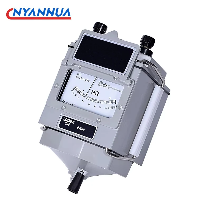 ZC25-4 1000V Insulation Resistance Tester ZC25 Electrician Shake Meter Megohmmeter 1000V Hand Crank Ohm