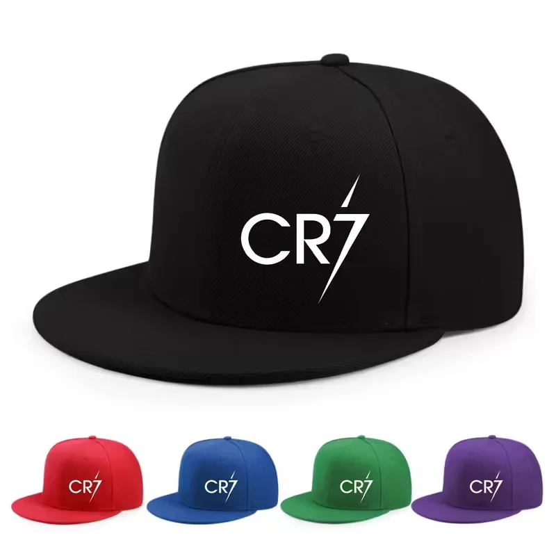 Personalizzato Punk Unisex Ronaldos Calcio Regalo Calcio CR7 Cappello da camionista Berretto da baseball regolabile per adulti Uomo Donna Protezione solare Cappello da papà