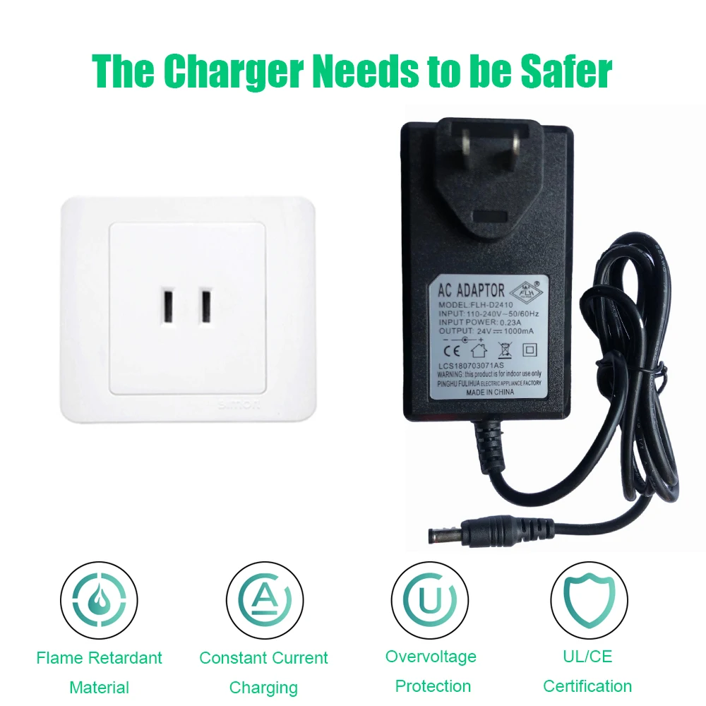 Children Electric Car Charger 6V 12V 24V EU US UL AU Universal European Plug Ride On Car Charger