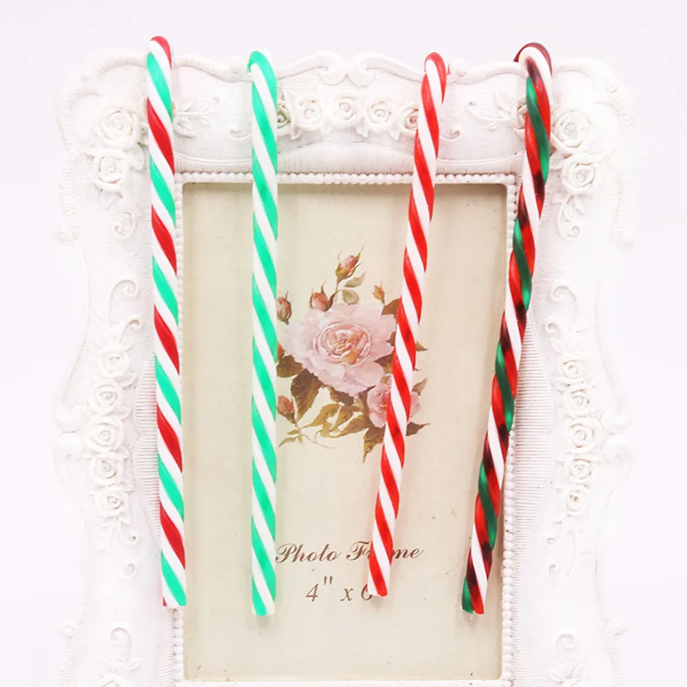 ~15CM Christmas PVC ~Candy Cane Twisted ~Crutch Christmas Tree ~Hanging Decoration Party ~Home Xmas Prop~Ornaments Kids Gift Toy