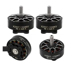 1/4PC Brushless Motor X2807 1300/1500/1700KV 2-6S 4mm Bearing Shaft Motor for RC FPV Racing Drone Multicopter DIY Upgrade Parts