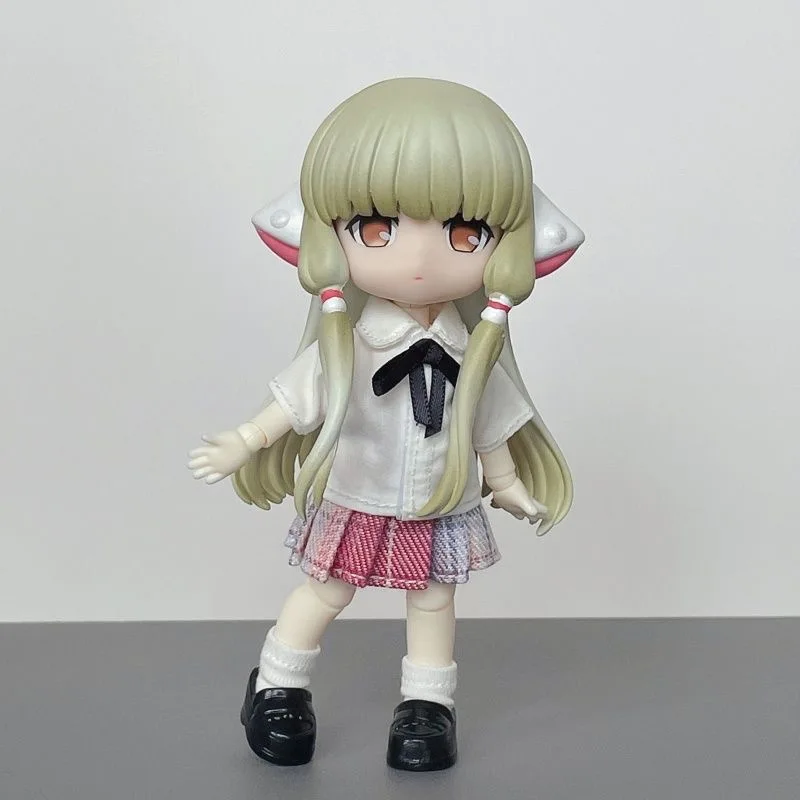 Ob11 1/12 Chobits Chi Series BJD Ruchome Stawy Figurki Anime Śliczne Winylowe Lalki Mystery Box GSC Lalki do Przebierania Model Zabawki Prezenty