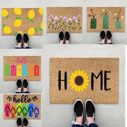 Cartoon Graffiti Floor mat Sewer Door Mat Bathroom Absorbent Floor mat Porch living Room Carpet