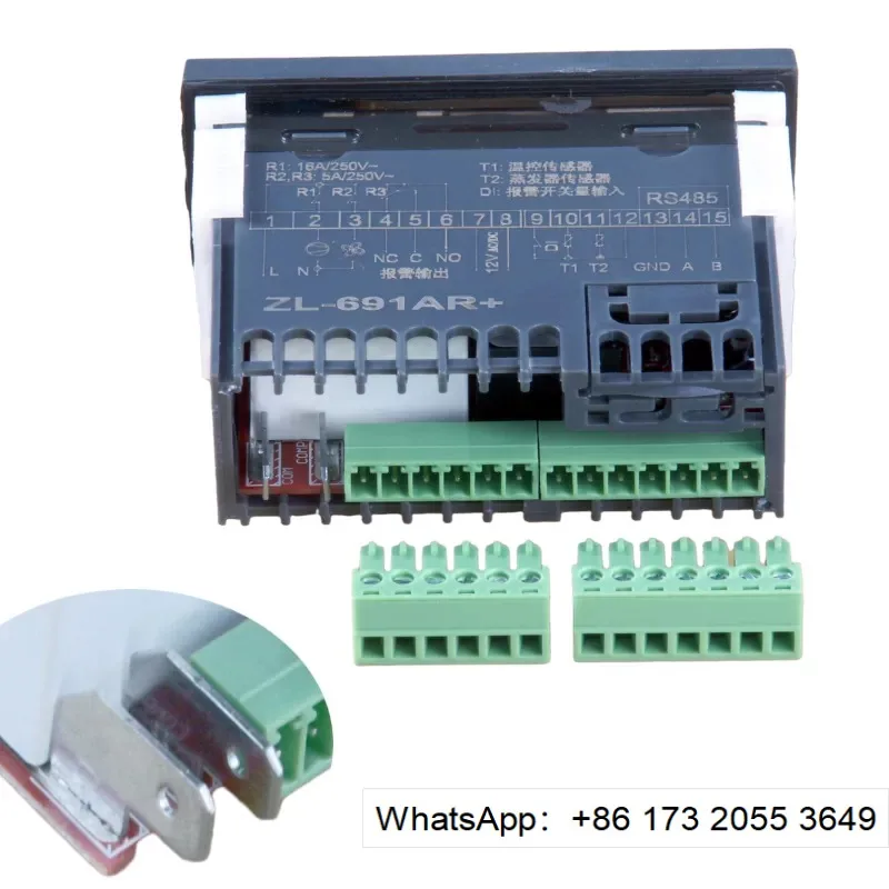 Digital Temperature Controller ZL-691AR+ With RS485 Communication Cabinet Air Conditioner Thermostat