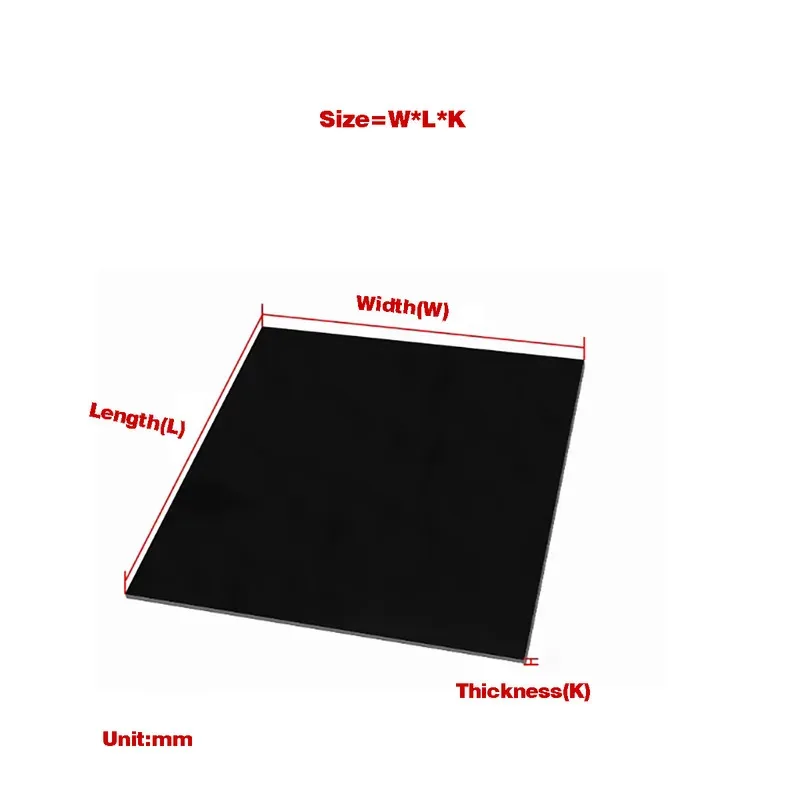 Black Nylon PP PE ABS HDPE Plastic Board Custom Processing Pad Gasket Pom Hard Sheet