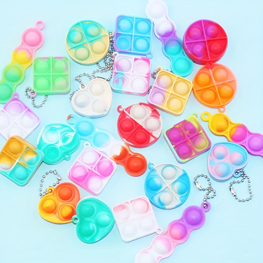 10 peças brinquedos sensoriais mole de cor aleatória para crianças, material durável, lembranças de festa de aniversário de natal, presentes para meninos e meninas