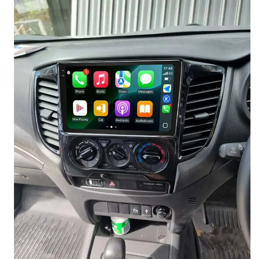 2026 For Triton Manual A/C 4-64G Android 13 Wireless Carplay Android Auto Car Stereo Radio GPS Wifi