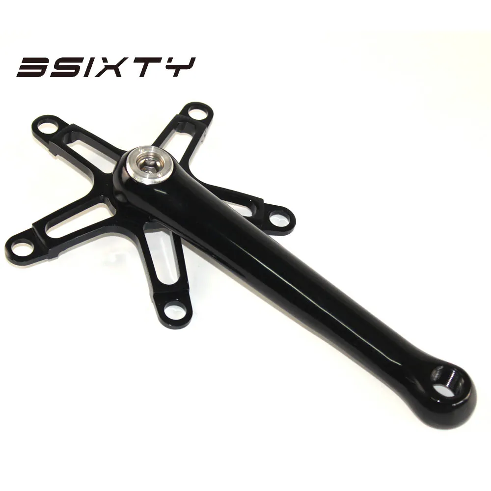 3SIXTY Forged Alloy Crank Arm Length 170mm for MTB & Road Bicycles & Brompton Folding Crankset Bike Parts