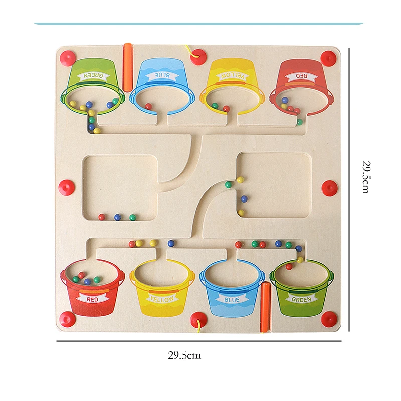 Color vs. Battle Pen Game Baby Wooden Montessori Toys For Children Early Educational Learning Board game holzspielzeug