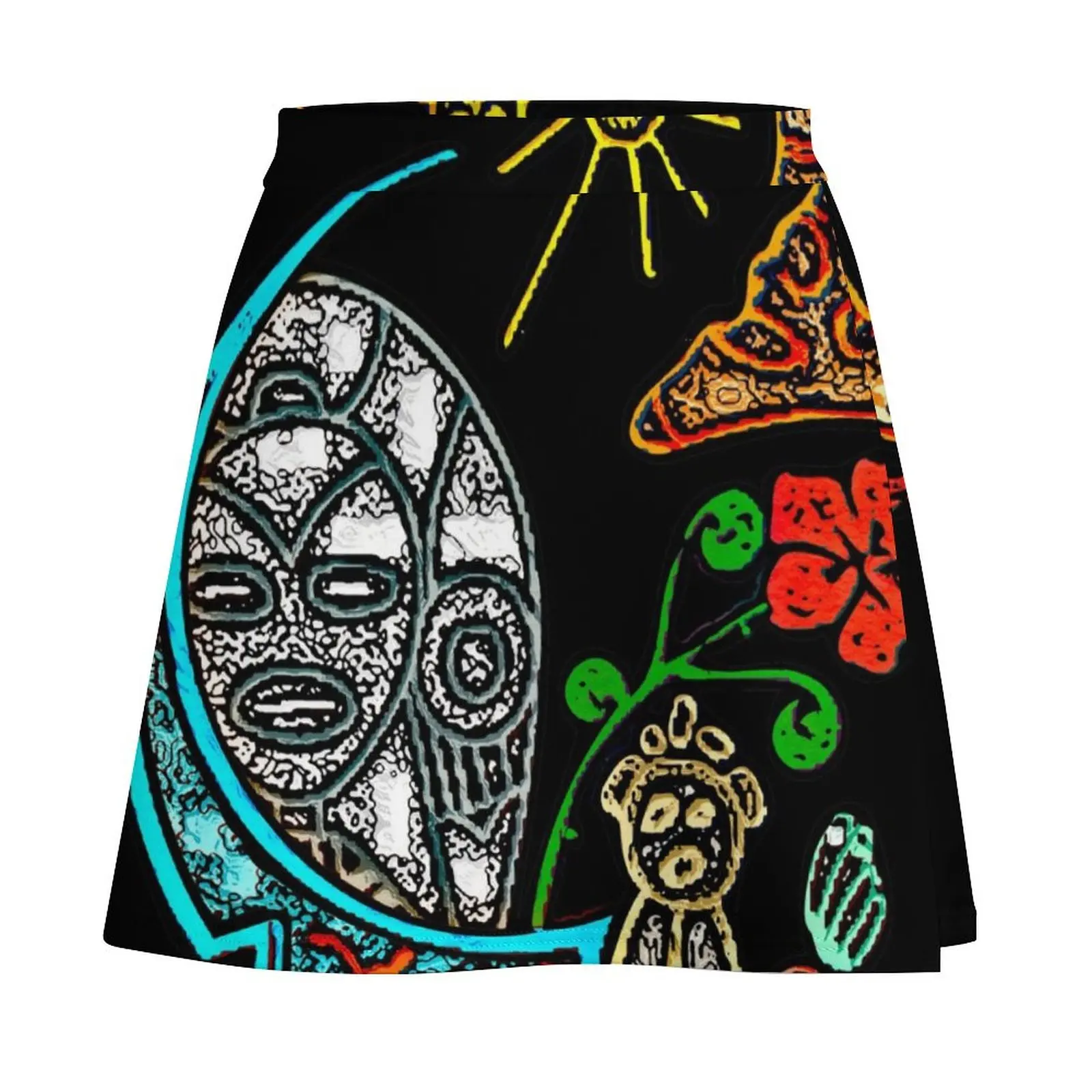 Atabey Goddess Taino Symbols Puerto Rico Mini Skirt skirts for women 2025 Skirt satin korean skirt Mini
