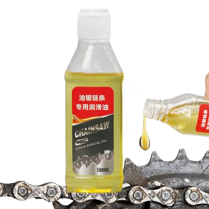 Chain Saw Lubricant Chain Lubricant Saw Oil 100ml Maintenance Tool Rustproof Protection For Sawmill Hedge Trimmers Mowers Garden