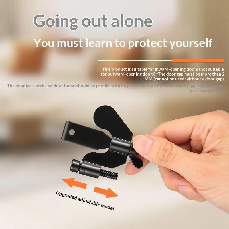【HMA】Privacy Extra Security Lock Anti Theft Travel Inside Door Locks For Traveling Home Bedroom Apartment
