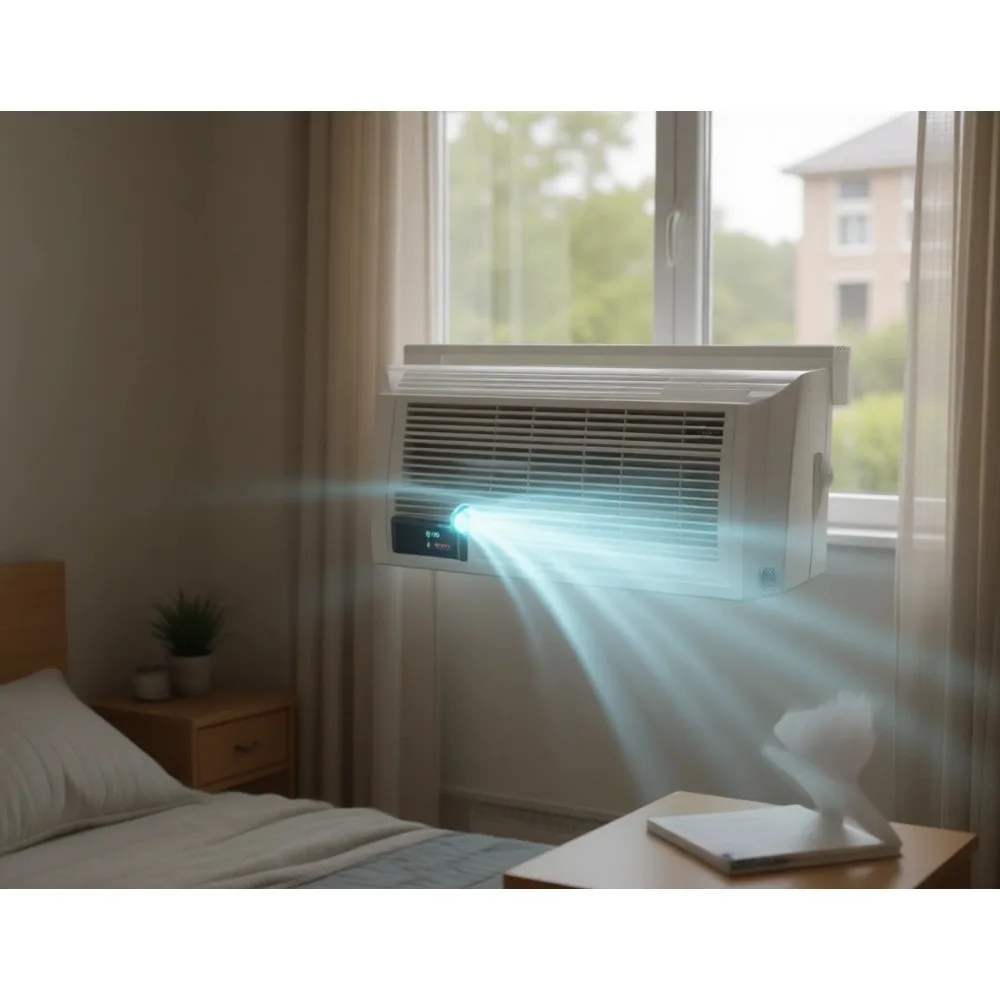 Heavy Duty Window AC Support Bracket with Dual Arms for 12000-24000 BTU Units Supports Up to 180 lbs