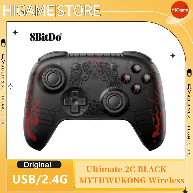 

Беспроводной игровой контроллер 8BitDo Ultimate 2C, беспроводной игровой контроллер для ПК, паровые аксессуары, палуба Raspberry Pi, эффект Холла Android