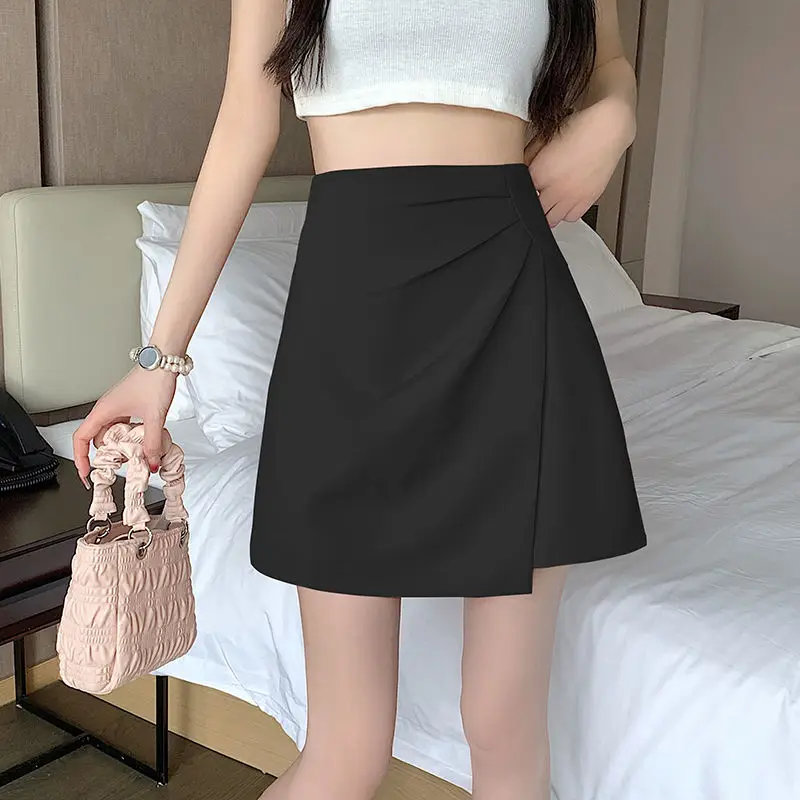 Woman Skirt Short Pink Skirts for Women High Waist Summer 2025 Chic and Elegant Clothing Trend Casual Quality Modest Vintage Y2k