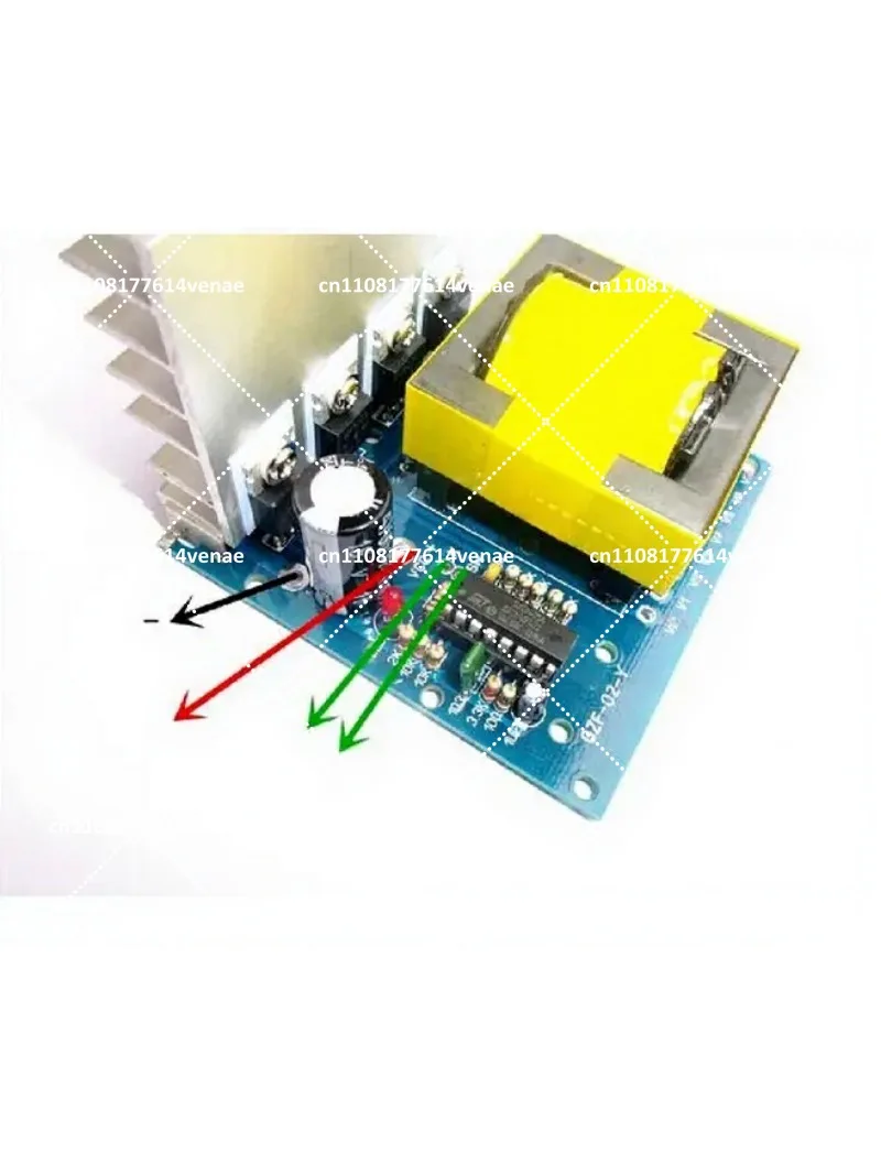 DC-AC Converter 12V to 220V 380V 18V AC 500W Inverter Board Pre-Booster Module