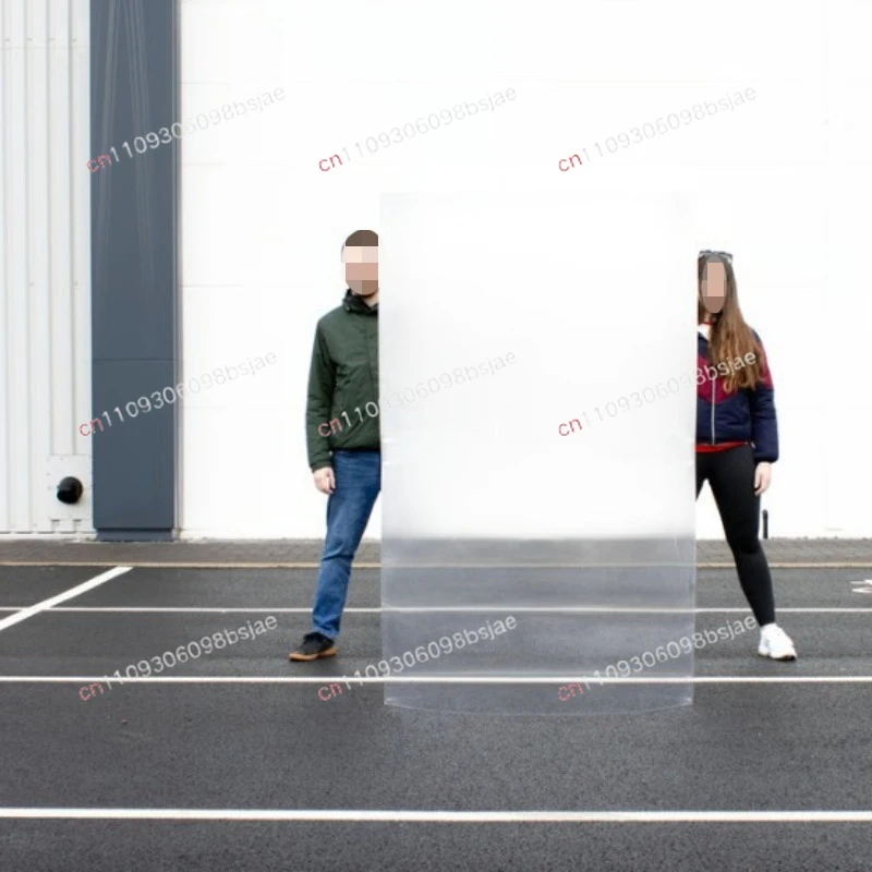 Invisibility Shield Magic Stealth Performance Prop Invisible Material Lens Plate - view 5