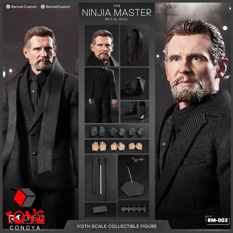 In Stock 1/12 Remad Custom RM-002 Liam Neeson Action Figure 6'' Male Soldier Figure Full Set Collection Model Toy