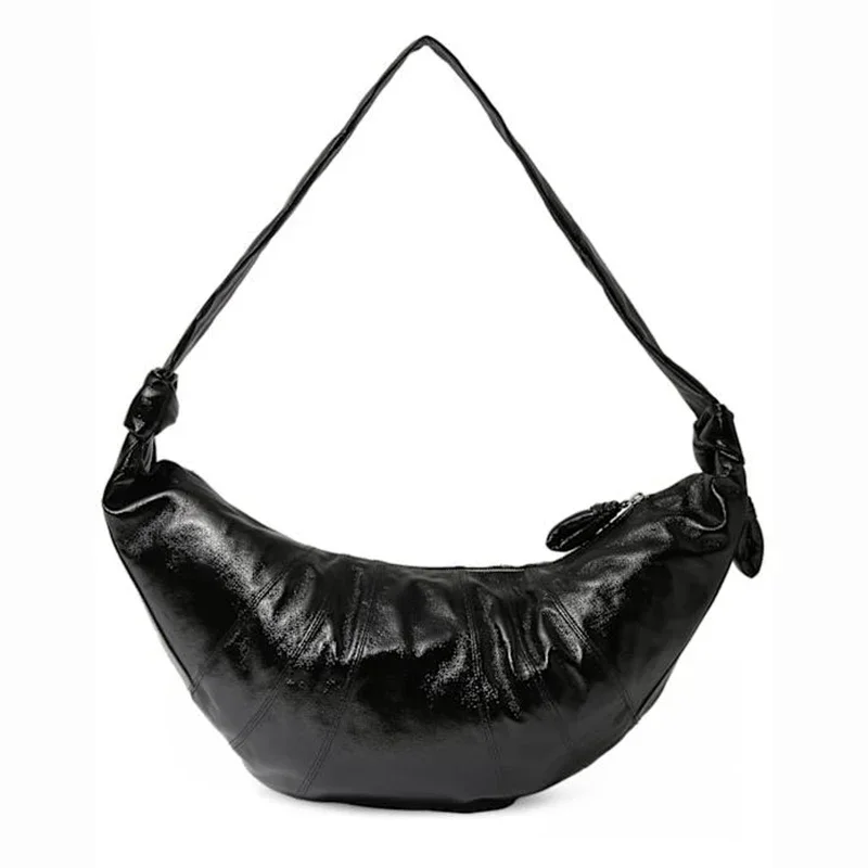 

Легкая роскошная сумка через плечо унисекс в стиле ретро, 2021, винтажная сумка подмышки из воловьей кожи с льняным покрытием, модная сумка для покупок, шикарная сумка для пород