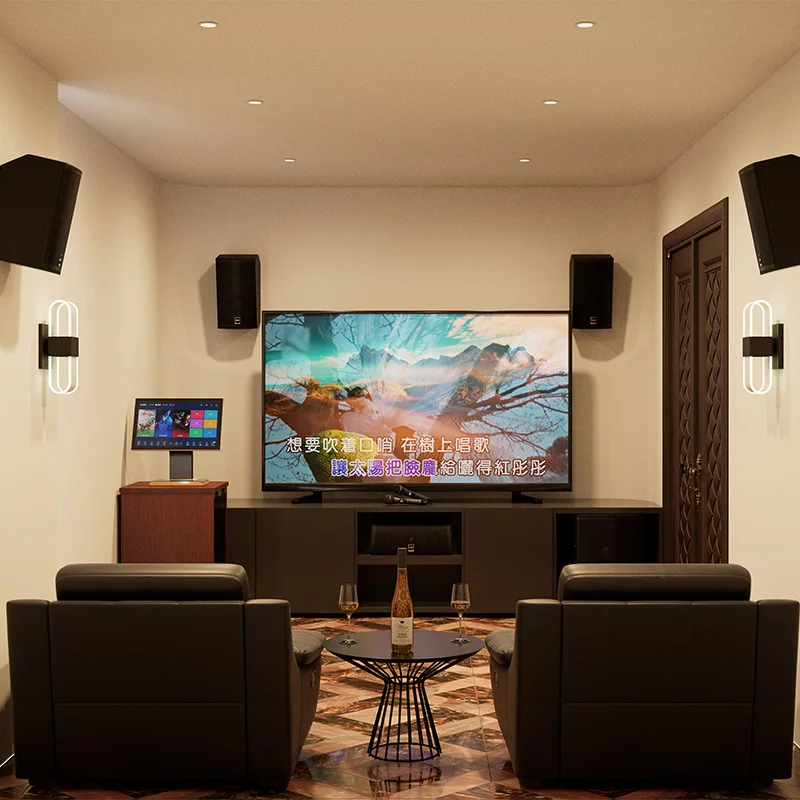 2025 hot sale Karaoke Woofers and Home Theaters System Loa Surround Sound Professional 7.1 71 Family Speaker Set with Wireless M