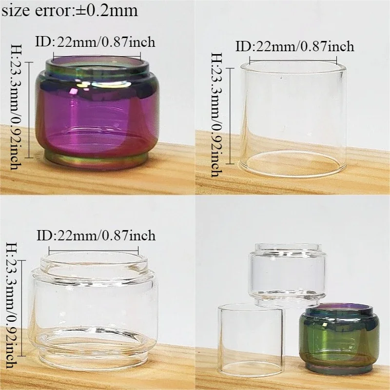 1set 3 in 1 Glass Base Tube for GEN 200 80s Target 80W 100W 200W with itank 2 Machine Replacement Accessory