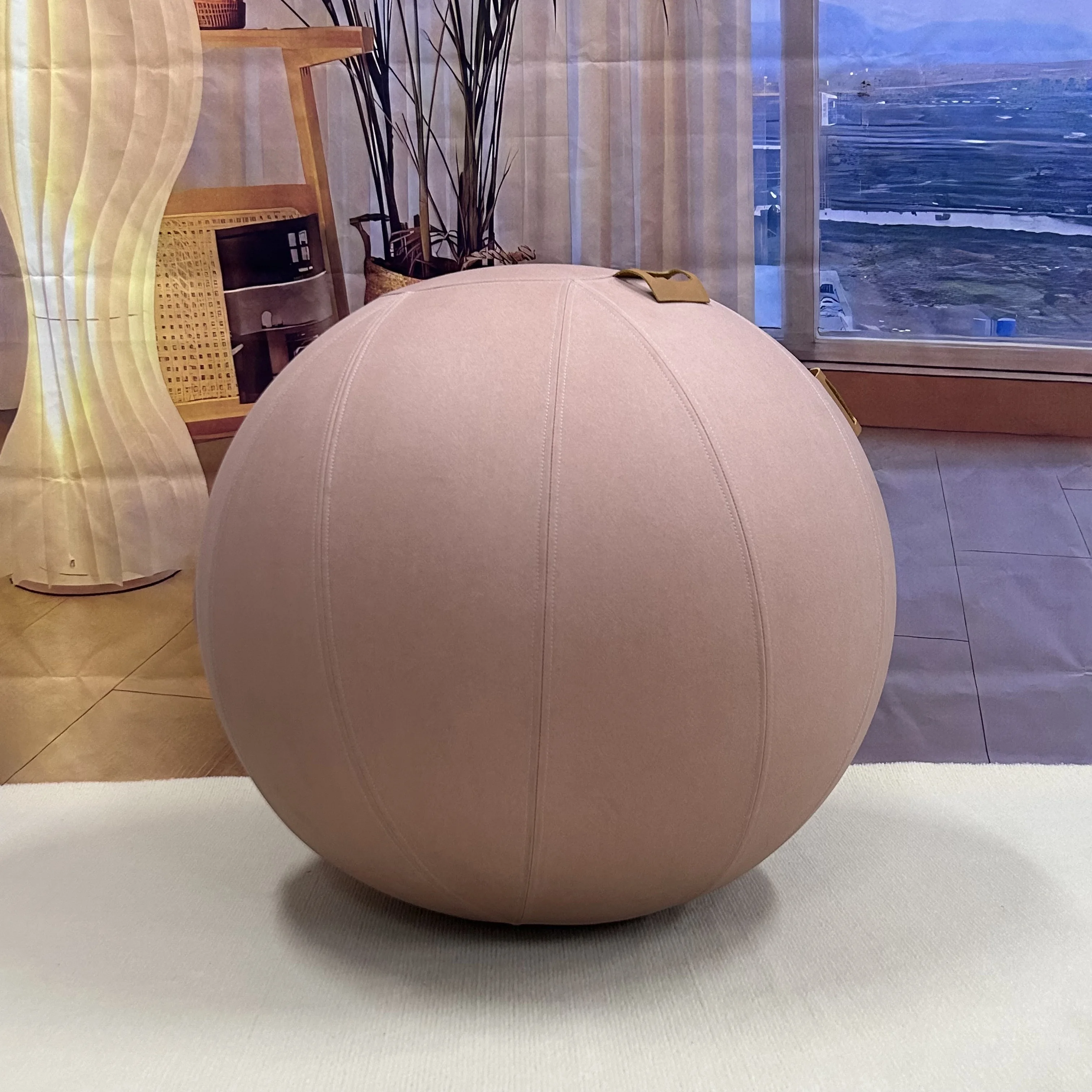 

Custom Color Pilates Balls Gym Fitness Yoga Ball Mini Exercise Pilates Balls Cover with Air Pump