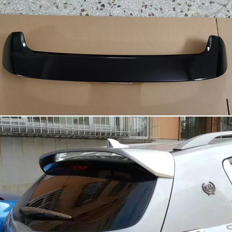 For KIA Sportage R 2011--2016 Year Roof Spoiler Factory Style Rear Wing Body Kit Accessories ABS Plastic