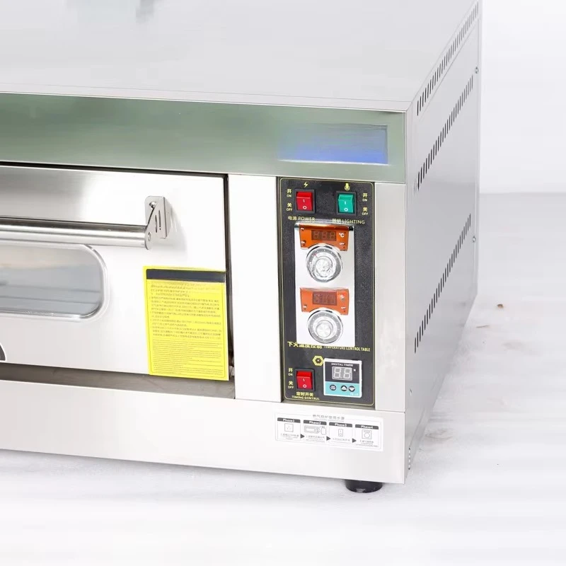 Elektrischer Brotbackofen, Backausrüstung, 3 Decks, 6 Tabletts, Gasbacken