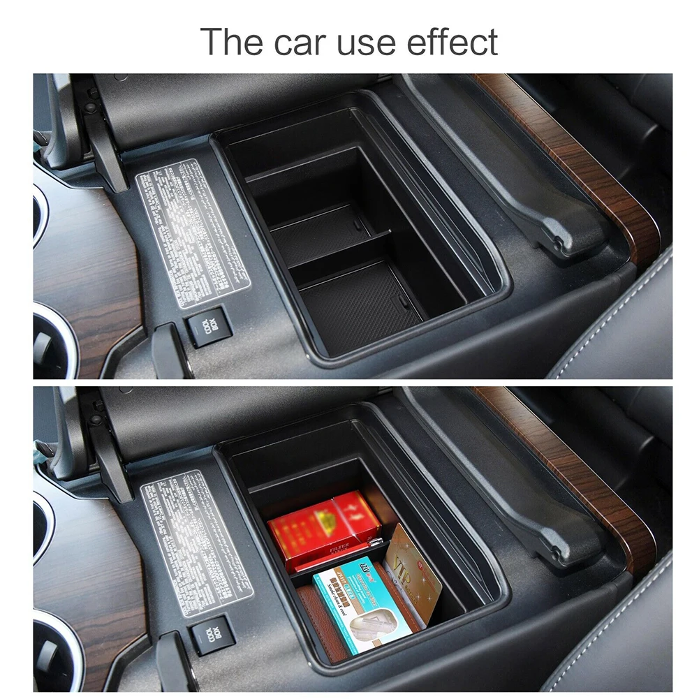 

New High Quality Armrest Storage Box Organizer Parts Plastic Replacement 1pc Car Accessories Card Phone Holder