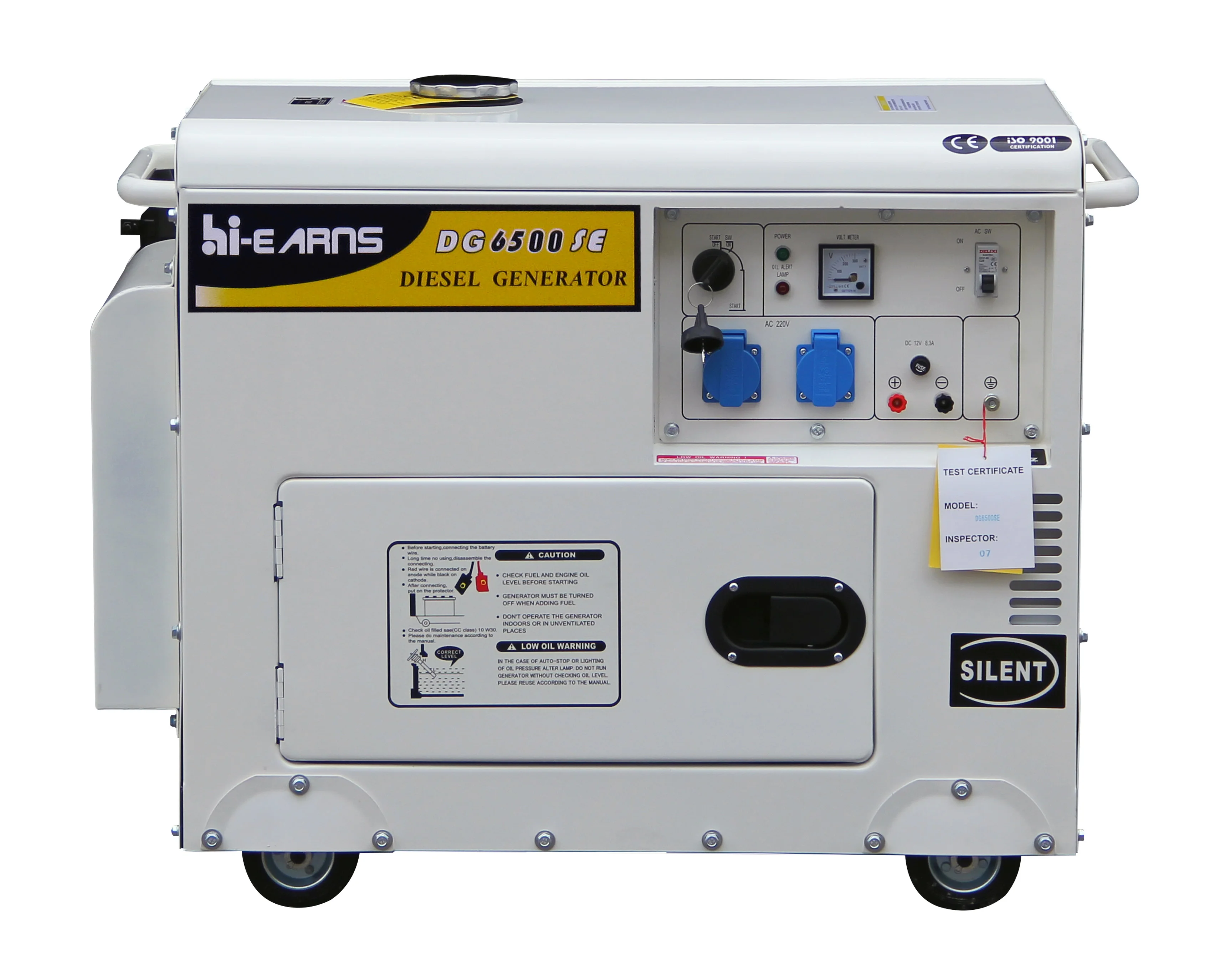 

5KW DG6500SE automatic start silent die·sel generator