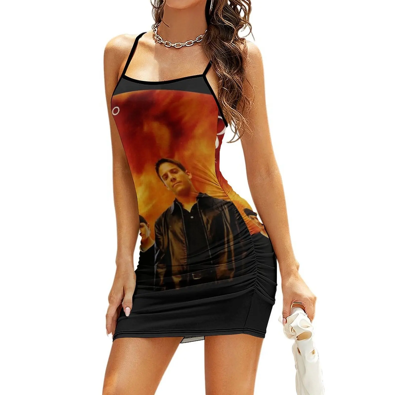 

the best boyband 98 degrees Classic Sling Dress luxury women's party dress evening prom Woman dresses Dress vintage