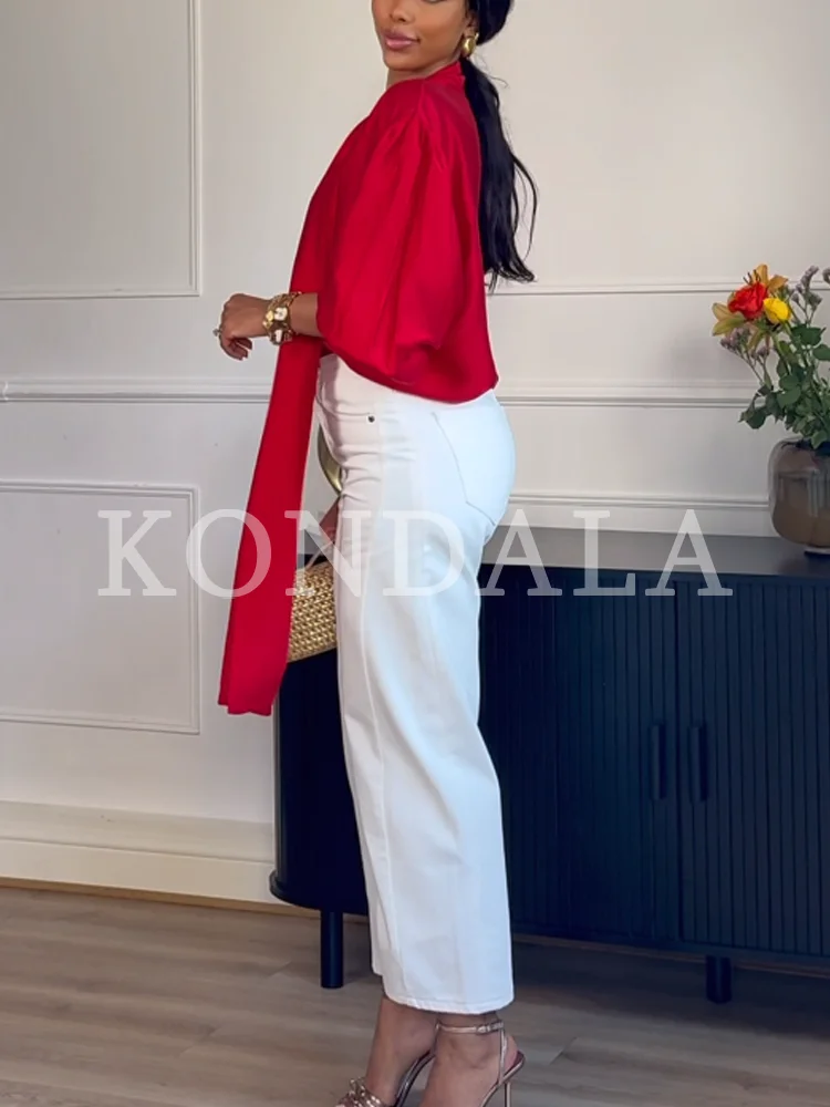 KONDALA Kemeja Satin Tipis den - Women'S Fashion Trends Spring 2026 ulasan dan harga