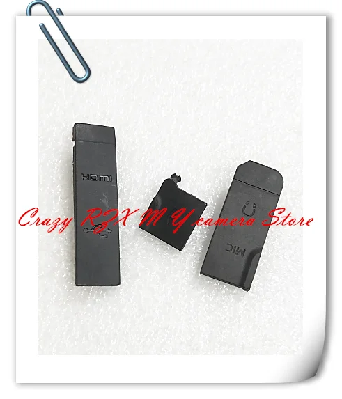 غطاء ميكروفون HDMI مطاطي لكانون ، غطاء غطاء الواجهة ، كاميرا الباب ، USB ، A ، V ، 5D4 ، 5D Mark IV ، 4 ، M4 ، Mark4 ، 5 مجموعات ، نسخة ، جديد ، 5 مجموعات