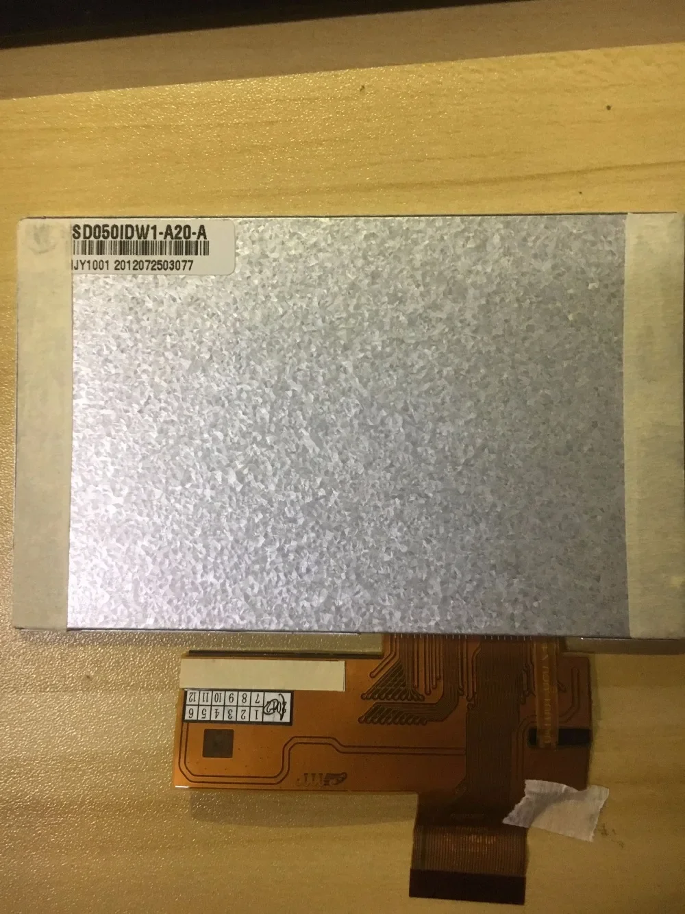 Tela LCD colorida Si de 5,0 polegadas HSD050IDW1-A20 Tela especial de navegação GPS HSD050IDW1