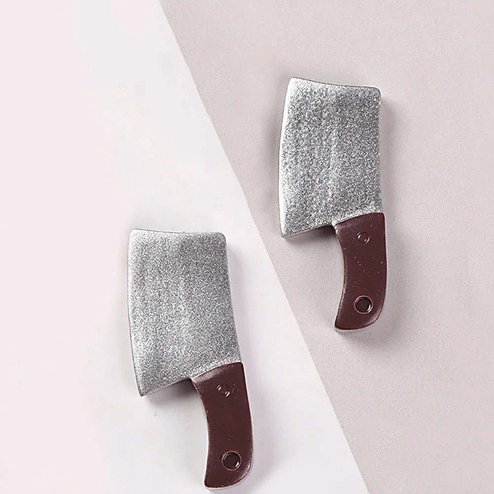 5 stuks hars miniatuur keukensnijder gladde randen realistische kleuren mini huis keukenaccessoires mini keukengerei decoratie