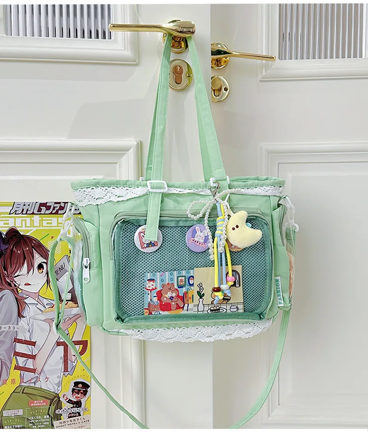 Kawaii Transparent Harajuku Pastel Crossbody Ita Bag