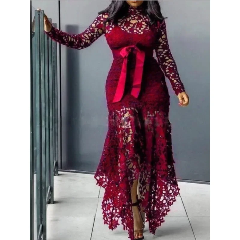 

African Dresses for Women 2025 Spring and Autumn African Women Printing dress Long Dress African Clothes without belt