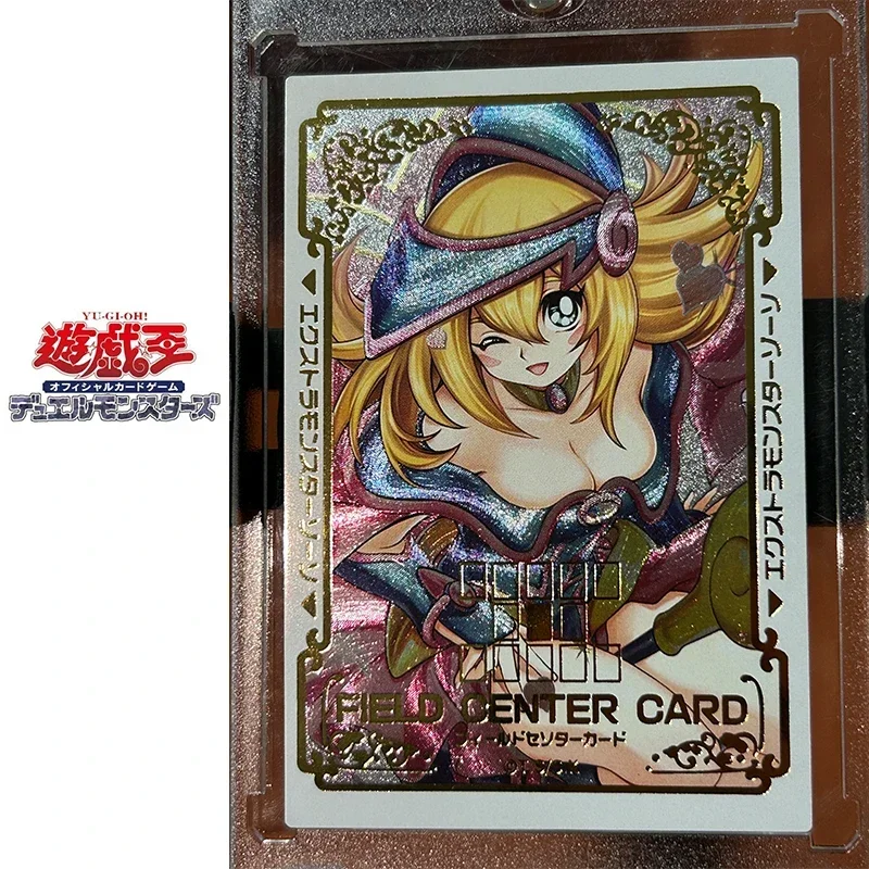 1pcs/set Yu-Gi-Oh! Dark Magician Girl Holactie the Creator of Light Anime character DIY Collection flash card Christmas gift toy