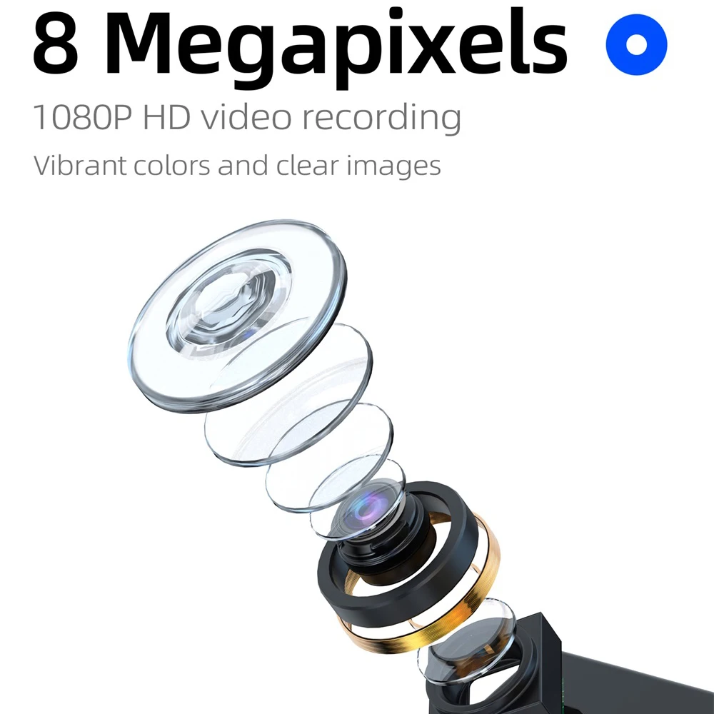 Electrochromic 8MP Image Stabilization AI Smart Glasses Real-Time Simultaneous Interpretation Sunglasses Video Recording Camera