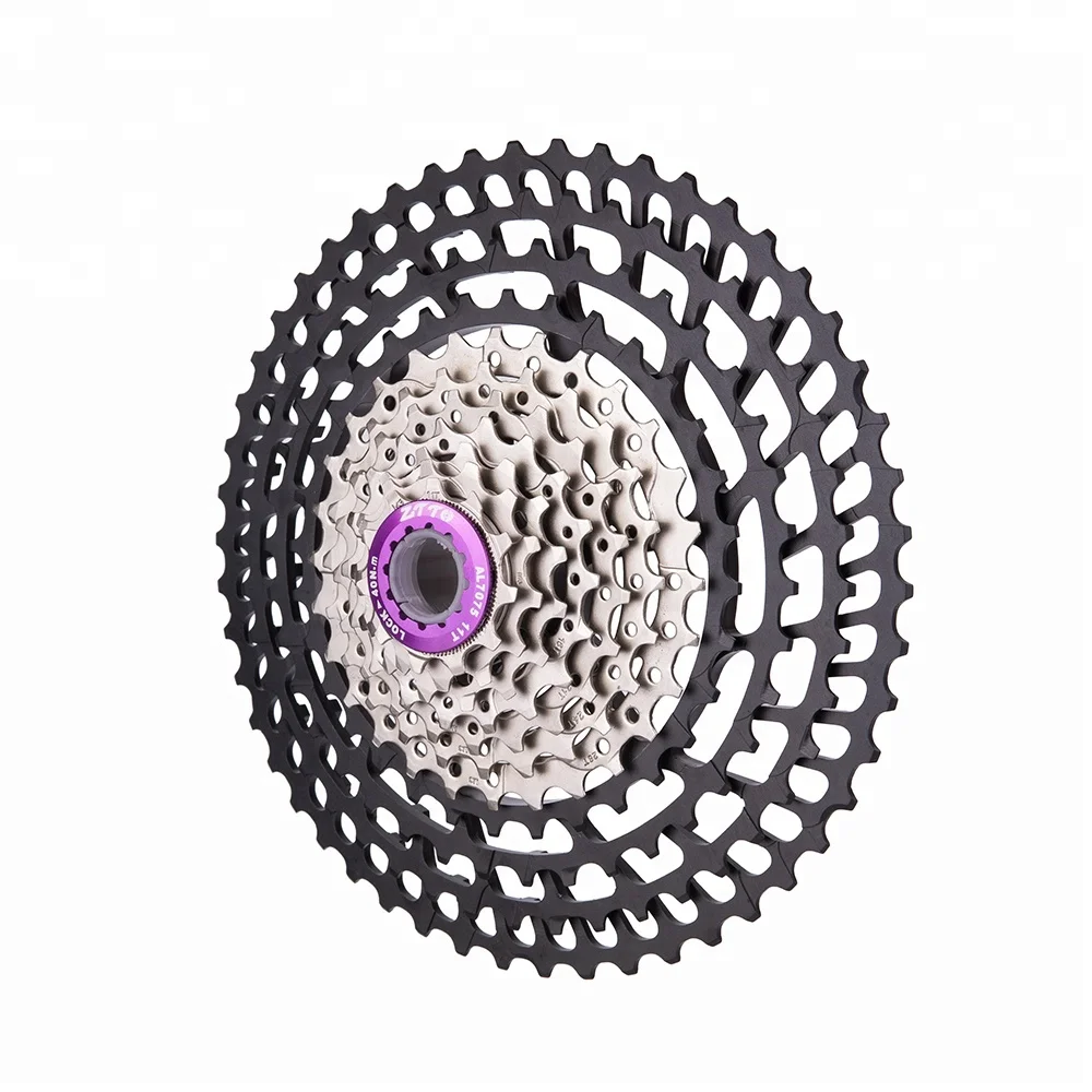 

MTB Bicycle Parts 11 Speed Cassette Freewheel 11-50T SLR Ultra Light Bicycle Tower Wheel Hollow Aluminum Alloy Flywheel