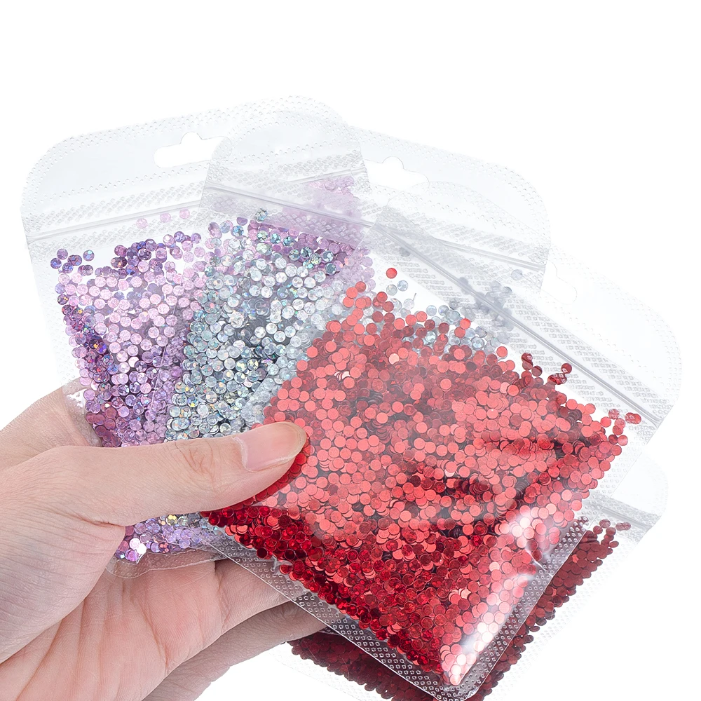 20gram Red 3mm Round Glitter Sequins Epoxy Resin Filler Material for DIY Jewelry Making Silicone Mold Filling Nail Beauty Decor