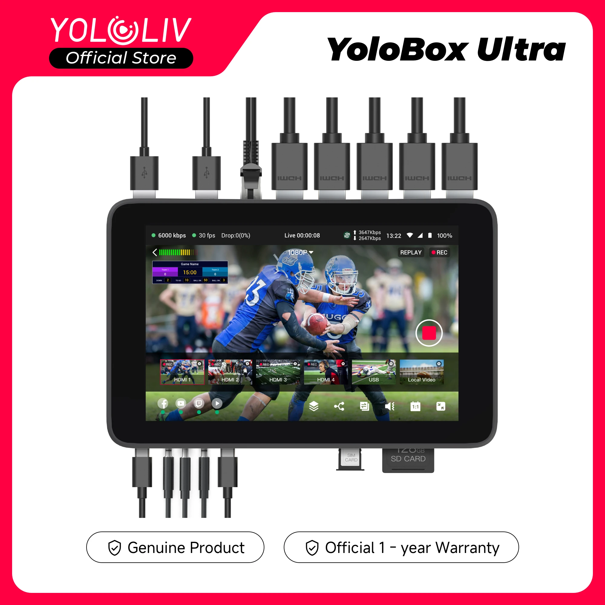 YoloLiv YoloBox Ultra, The Ultimate All-in-one Horizontal/Vertical