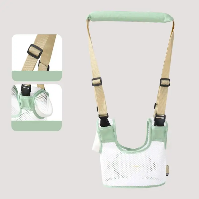 ปรับเด็กวัยหัดเดินการเรียนรู้ Walker ผู้ช่วยความปลอดภัยเครื่องมือมือถือเด็ก Walking Helper เข็มขัดสําหรับเด็กชายหญิงช่วย Baby Walk
