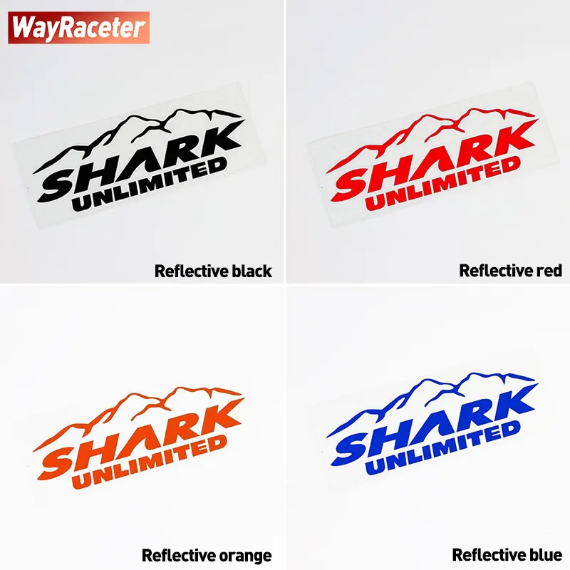 Reflective Moutain Unlimited Sport Vinyl Decal Hood Trunk Fender Window Sticker For BYD Shark Pick Up 2024 2025 Accessories