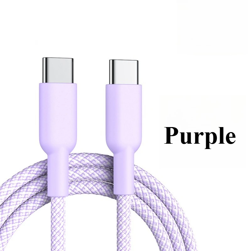 PD 60W USB-C-auf-C-Kabel Typ-C Schnellladekabel für Mobiltelefone für iPhone 15 16 17 Pro Max Samsung OPPO Xiaomi Redmi iPad
