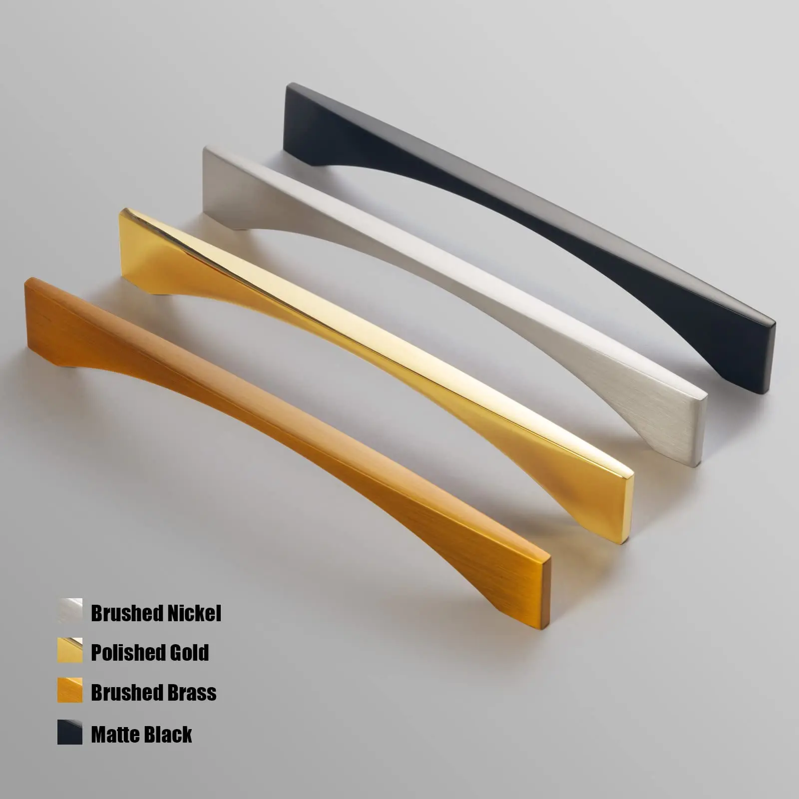 Antique Brushed Brass Handle Modern Cabinet Pull Drawer Handle Wardrobe Cabinet Door Handle Brushed Brass Cabinet Pull